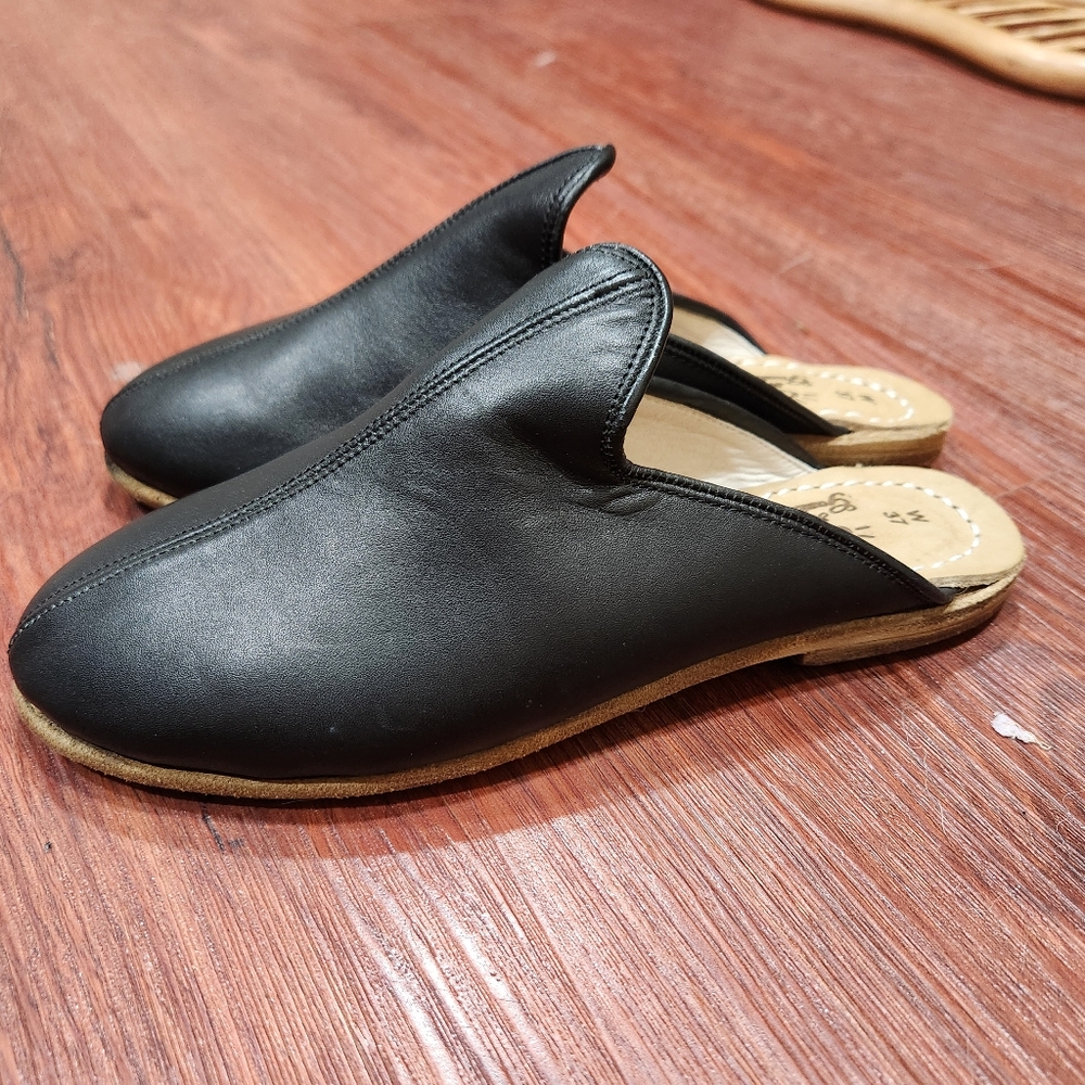 Sabah NEW Flat Slides Socorro Black Baba